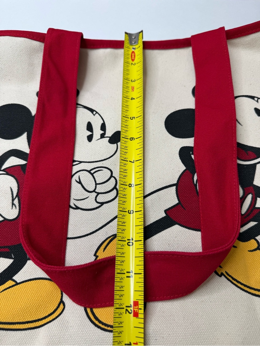 Mickey Mouse Large Canvas Tote Bag Walt Disney World Resort Disney Parks - Picture 8 of 8